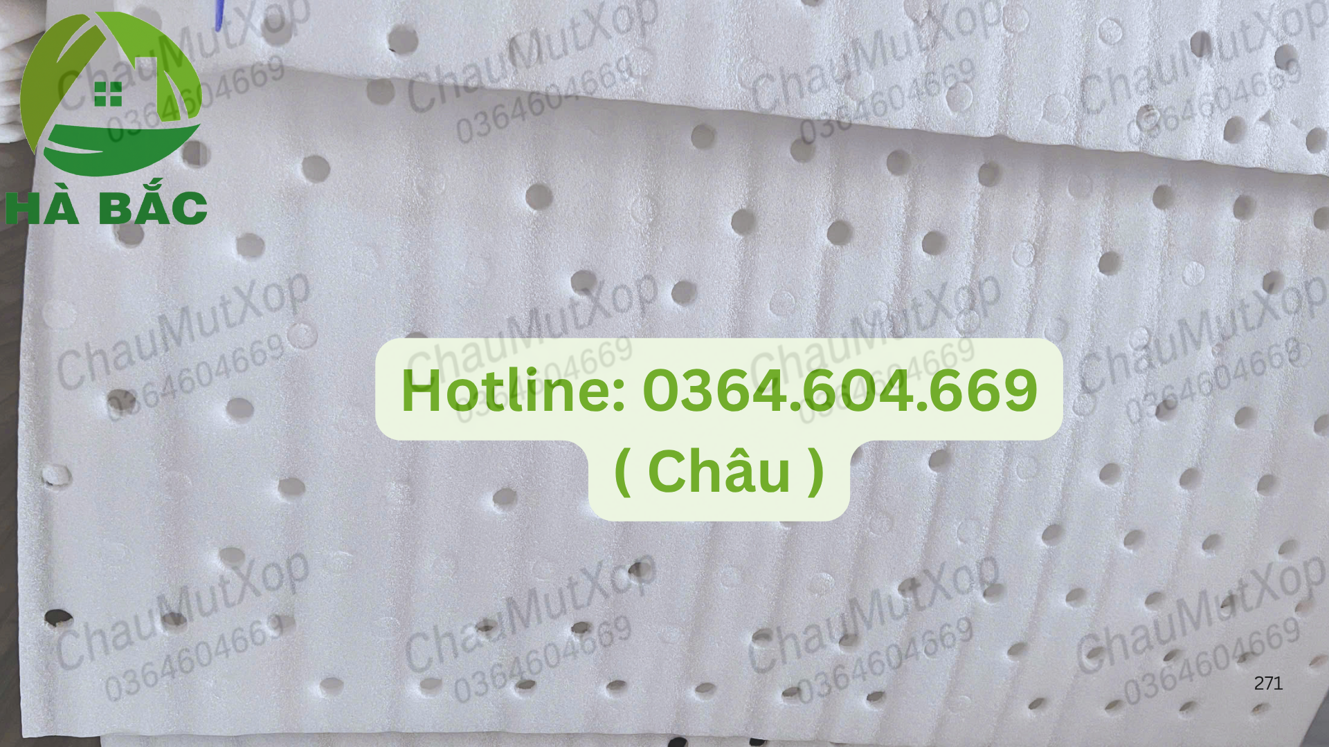 nhà máy sản xuất mút xốp đục lỗ